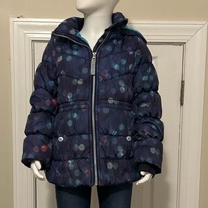 London Fog Kids Multicolor Dot Puffer Jacket